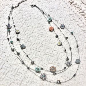 Jewelry - 5/$30 Layered, Floral Necklace Jewelry - 5/$30 Layered, Floral Necklace